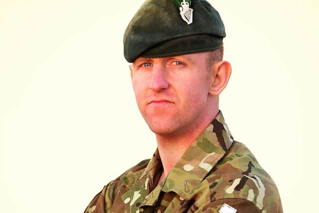 Royal Irish Lance Corporal Stephen Mckee, 27, from Banbridge, was killed when his vehicle hit an IED on March 9, 2011