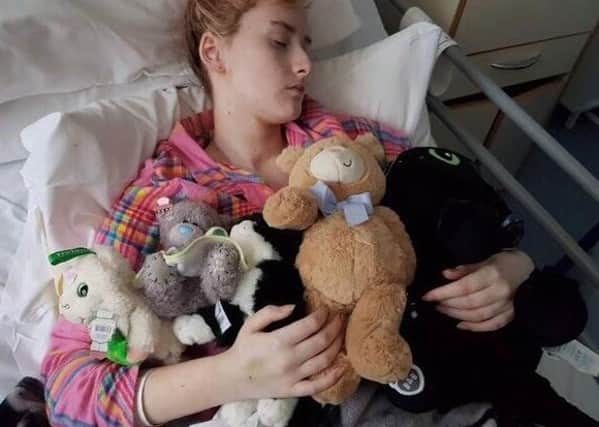 In the early hours of the morning on February 24 last year, Amber was rushed to hospital with a suspected brain haemorrhage