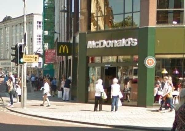 McDonald's in Donegall Place, Belfast. Google image