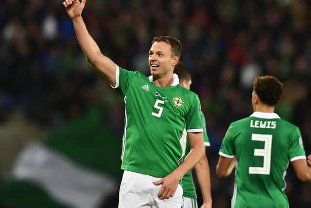 Northern Ireland's Jonny Evans. (Photo by Charles McQuillan/Getty Images)