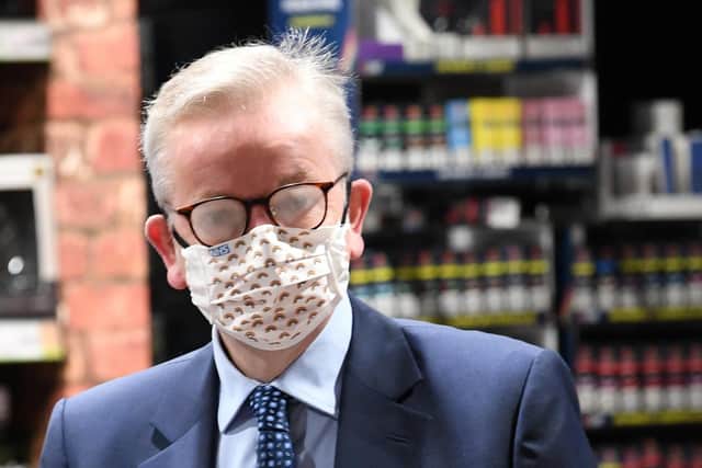 Michael Gove. Is the Govester driving a HGV somewhere or picking fruit in Kent to prove that leaving the EU has been a success?