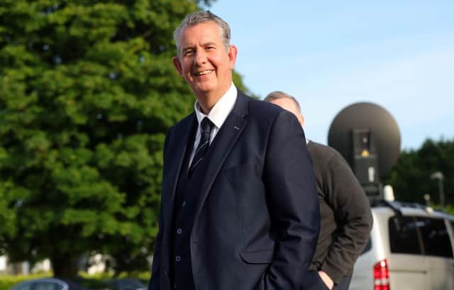 Edwin Poots says he must construct the border because the law requires him as a minister to do so. That means the price of Stormont is implementing the protocol