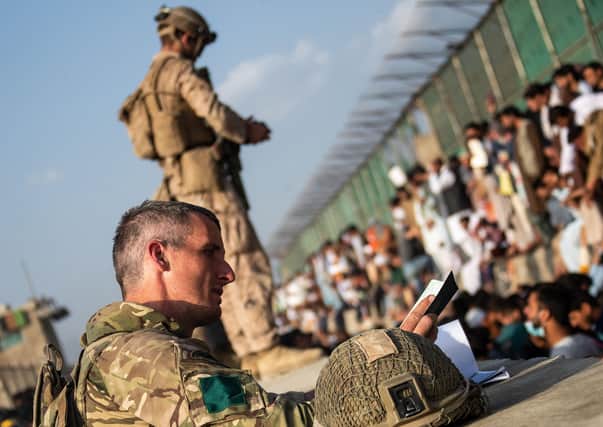 UK armed forces continue to take part in the evacuation of entitled personnel from Kabul airport this week. Photo: PA