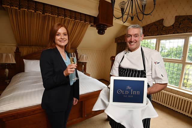 Charlotte McClean, The Old Inn Hotel Manager and Gavin Murphy, Head Chef at The Old Inn