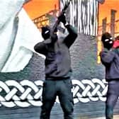 The INLA show of strength in Londonderry on August 20 . After it, the spectacle of a PSNI commander in Northern Ireland’s second city squirming in front of the microphone has been a boon to the terror group's morale