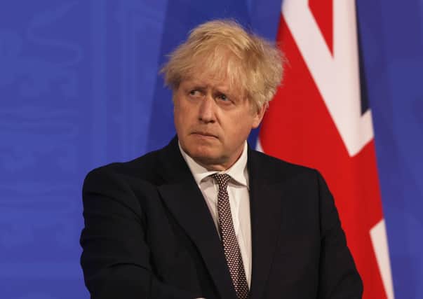 Boris Johnson made the comments on the Northern Ireland Protocol situation while in New York.