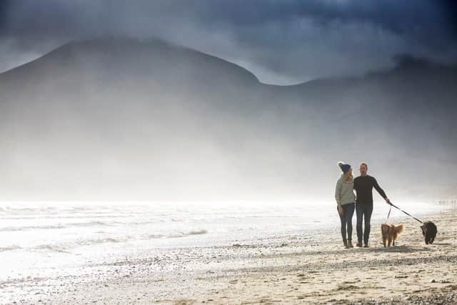 For 27 years Ian Ellis lived on the sea front at Newcastle, Co Down above. The sea is not only powerful in itself but also in evoking human feelings