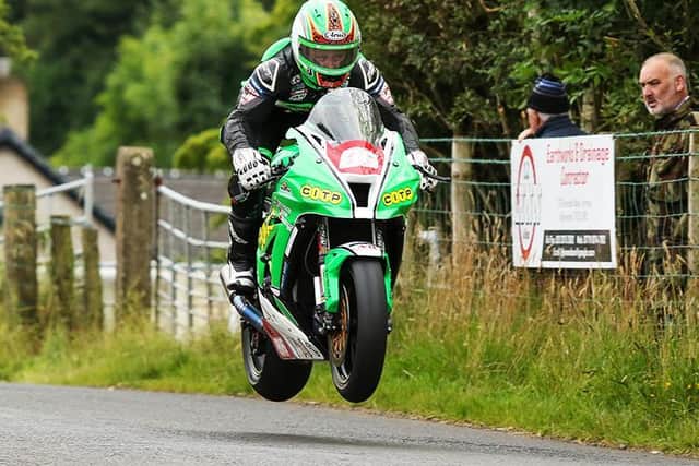Derek McGee will miss the Cookstown 100 after breaking his pelvis in a training accident.