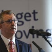 Sir Jeffrey Donaldson says: "The end goal of this report is the creation of all-Ireland policing structures which would require legislation. We will veto the proposals if there is an attempt to push them through"