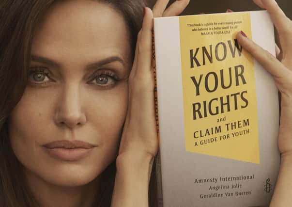 Angelina Jolie is promoting a drive to empower children to know their rights