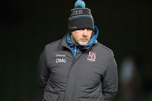 Ulster head coach Dan McFarland. Pic by Getty.
