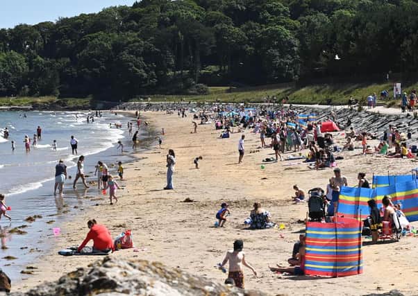 A sun drenched Helen's Bay in Co Down earlier this summer. Photo: Pacemaker Press.