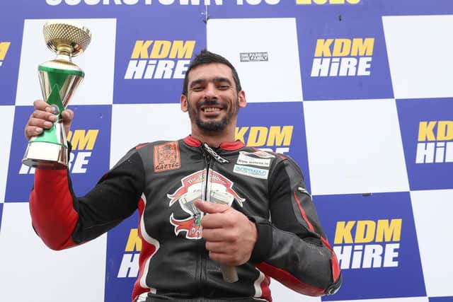 Derek Sheils claimed his ninth victory at the Cookstown 100 in 2020. Picture: Stephen Davison/Pacemaker.