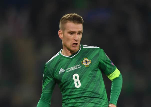 Steven Davis of Northern Ireland.  (Photo by Mike Hewitt/Getty Images)
