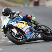 Burrows Engineering/RK Racing rider Mike Browne at the Cookstown 100 in 2020.