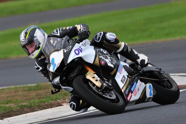 Paul Jordan on the PreZ Racing Yamaha R6 at Bishopscourt in Co Down. Picture: Shaun Lewis Photography.