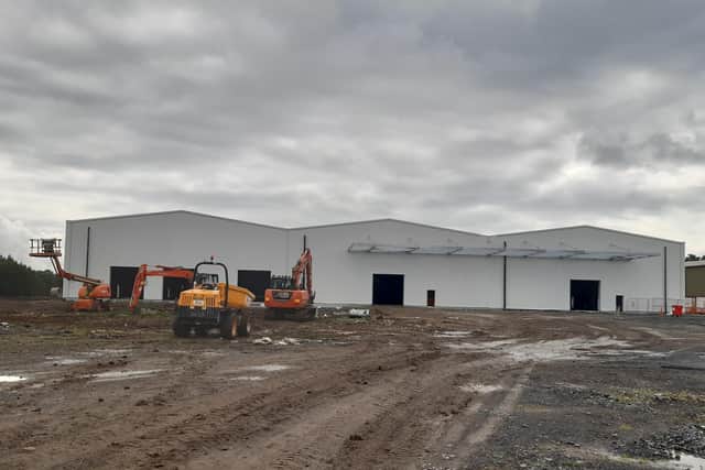 Work is underway at the new Amazon distribution centre in Portadown