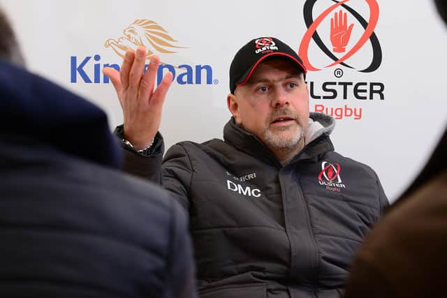 Ulster head coach Dan McFarland. Pic by Pacemaker.