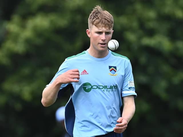Luke Georgeson on show for CSNI during an impressive debut campaign within the NCU. Pic by Pacemaker.