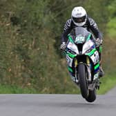 Michael Sweeney claimed pole position in the Superbike class on his MJR BMW at the Cookstown 100.