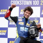 Mike Browne won the Open Superbike race at the KDM Hire Cookstown 100 on Saturday.