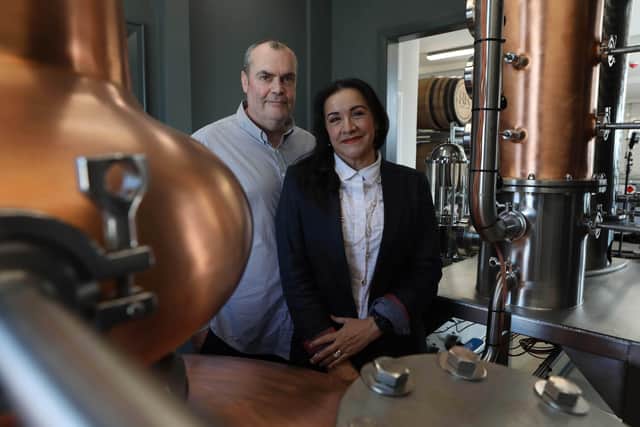 Husband-and-wife entrepreneurs, Robin and Rayne Herron from Bangor, have opened a new distillery in Co Down