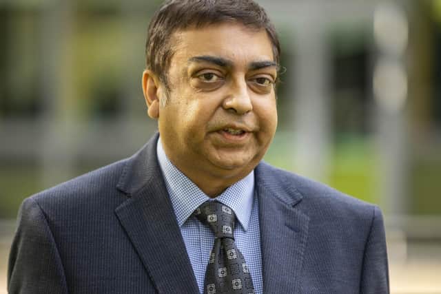 Naresh Chada, Deputy Chief Medical Officer at Northern Ireland's Department of Health, at the department headquarters at Castle Buildings in the grounds of Stormont