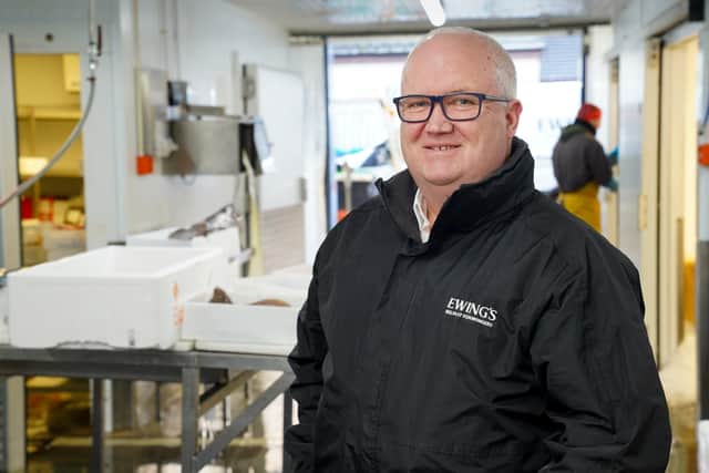 Crawford Ewing of Ewing’s Seafoods in Belfast