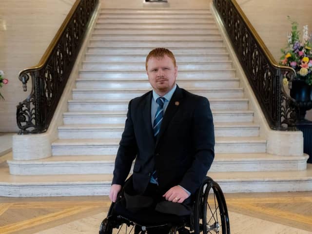 Afghan veteran and east Belfast MLA Andy Allen has overcome incredible challenges to represent the constituency in which he grew up