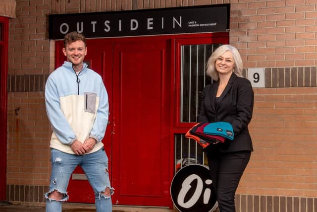 David Johnston, founder of OutsideIn with Susan O’Kane, Eastern Regional Manager, Invest NI