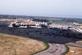 Aerial Picture of Aldergrove Airport from January 1981. Picture: Pacemaker Press