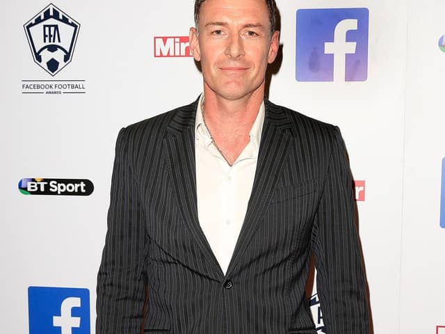 BT Sport Pundit Chris Sutton. The former Celtic player hit out after learning of the broadcaster's programme re-think which will see the matches hosted from London, rather than on location.