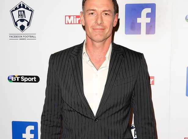BT Sport Pundit Chris Sutton. The former Celtic player hit out after learning of the broadcaster's programme re-think which will see the matches hosted from London, rather than on location.