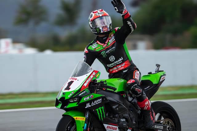 Jonathan Rea finished fourth in the wet in Saturday's opening race and won the Superpole race on Sunday at Catalunya in Barcelona.