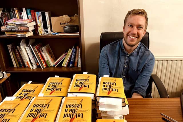 Ryan Wilson from Glenavy has written a memoir on his ten years teaching English in England - 'Let that be a lesson'.