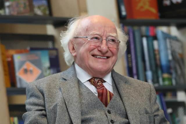 Irish President Michael D Higgins said he will not be revisiting his decision to stay away from the service in Armagh next month.