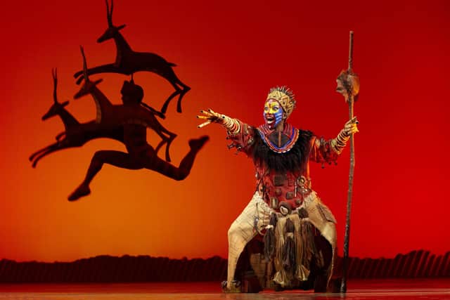 A production of The Lion King