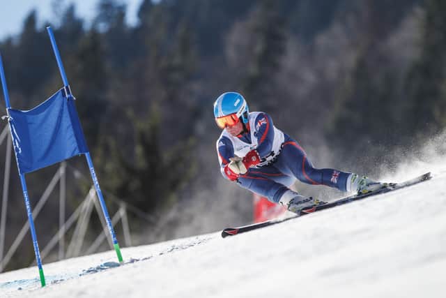 James has represented GB as a Paralympic skier