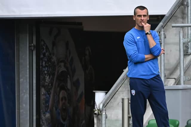 Coleraine boss Oran Kearney is looking forward to getting back to The Showgrounds today.  Pic Colm Lenaghan/Pacemaker