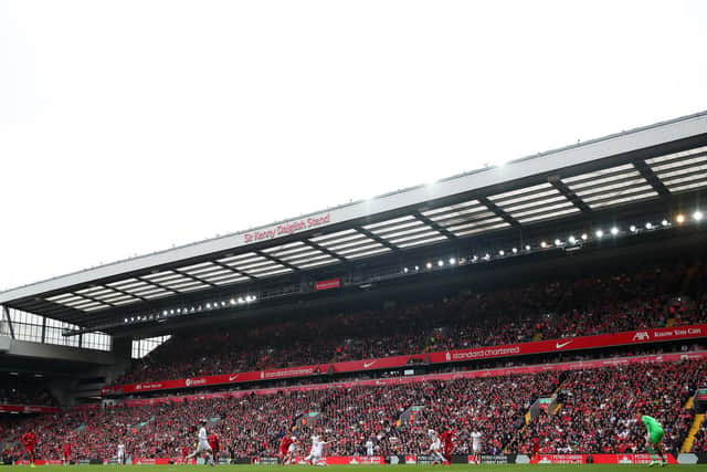 Liverpool will not apply to take part in the safe standing pilot, because it is already running its own trial with temporary rail seating in two areas of Anfield.