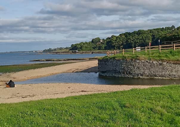 A fine, still, mild, sunny autumn day at Crawfordsburn Country Park in Co Down, looking towards Bangor, just before the equinox, on Tuesday September 21 2021