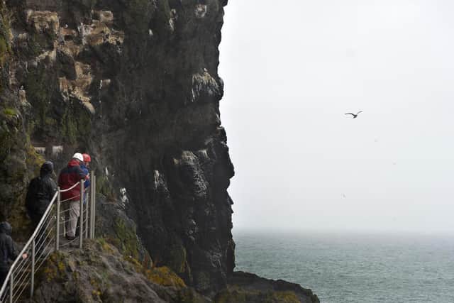 The Gobbins Cliff Walk was recommended by readers.