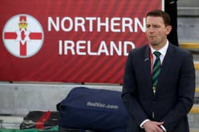 Northern Ireland manager Ian Baraclough. Pic by PressEye Ltd.