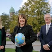 Klair Neenan, managing director, SSE Airtricity, Ann McGregor, chief executive, NI Chamber and Ian Talbot, chief executive, Chambers Ireland