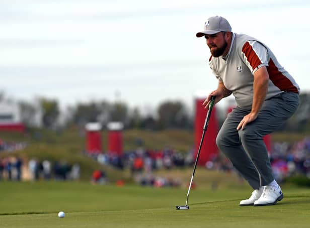Shane Lowry during last weekend’s Ryder Cup. Pic by PA.
