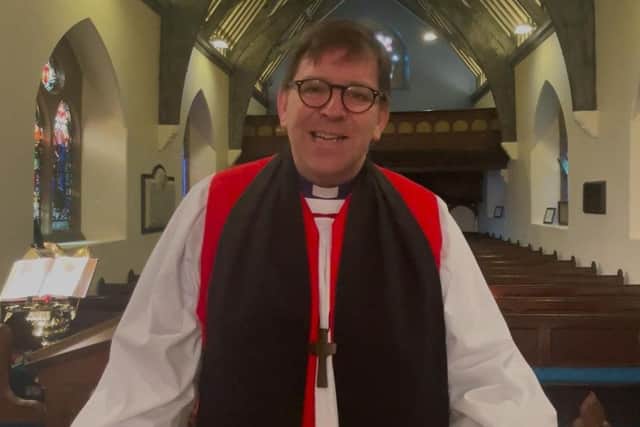Bishop Andrew Forster preaches from St Augustine’s Church