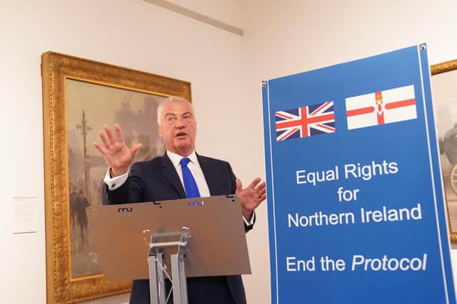 David Burnside, who organised the unionist meeting against the Northern Ireland Protocol on Monday