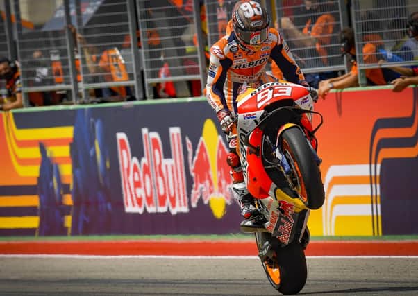 Marc Marquez wins the Red Bull Grand Prix of the Americas.