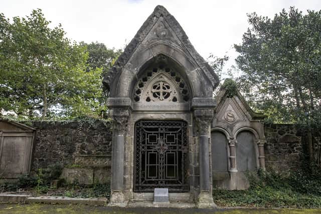 The Dunville mausoleum at Clifton Street Cemetery