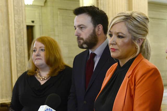 Naomi Long ( Alliance), Colum Eastwood (SDLP) and Michelle O’Neill (SF). Nationalists want to decouple Northern Ireland from Great Britain, Alliance wants close relations with EU and is happy for that to be at the expense of our links with the rest of the UK
